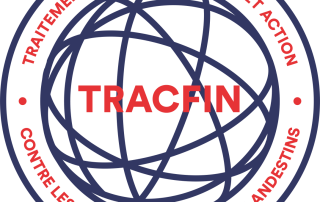 Logo du Traitement du renseignement et action contre les circuits financiers clandestins (TRACFIN)