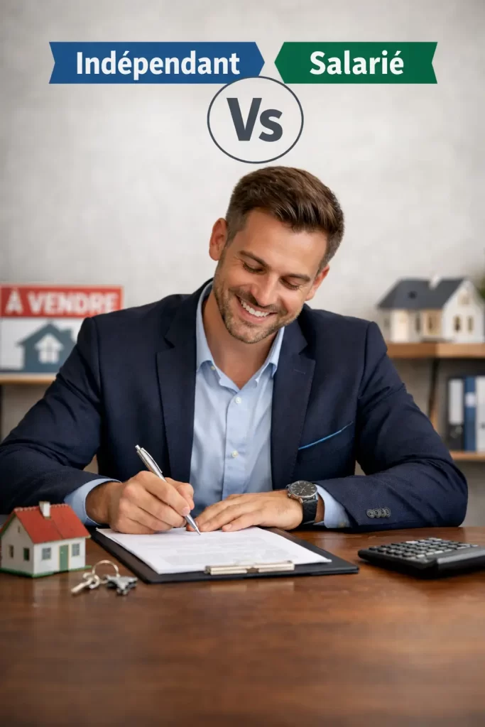 independant-salarie portage salarial immobilier statut hybride agent commercial