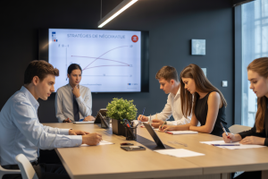 Agent immobilier en formation pour développer ses compétences professionnelles