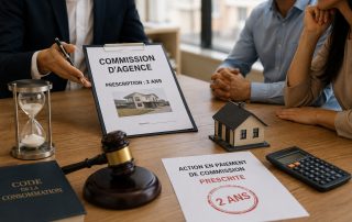 AGENT IMMOBILIER - LA COMMISSION PEUT ÊTRE PRESCRITE PAR DEUX ANS